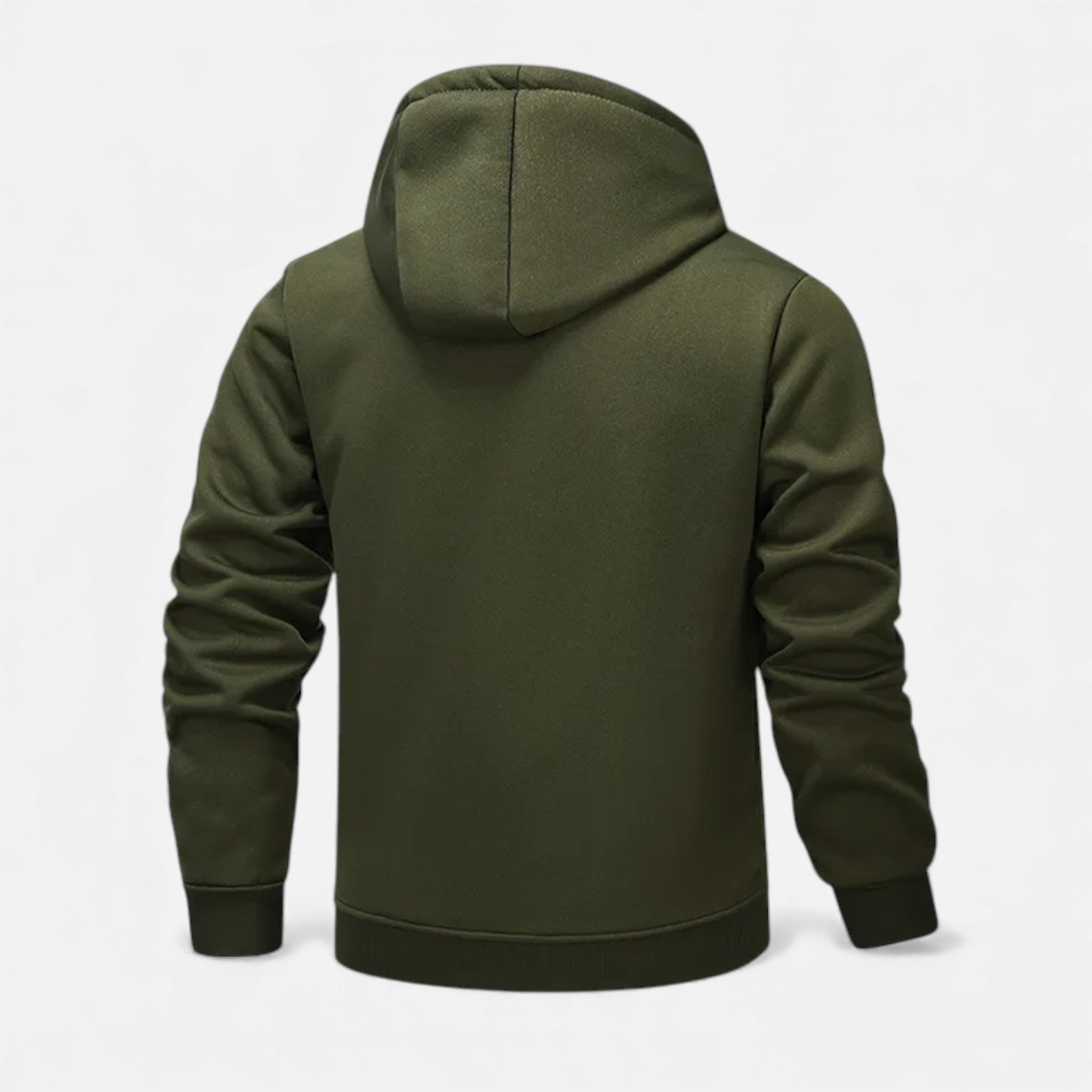 Men's Fleece-Lined Winter Hoodie Jacket