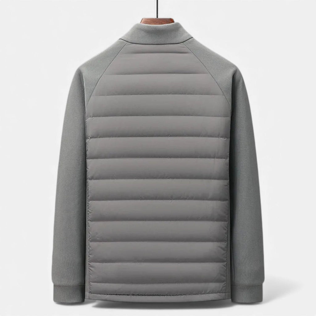 Quilted padded jacket front