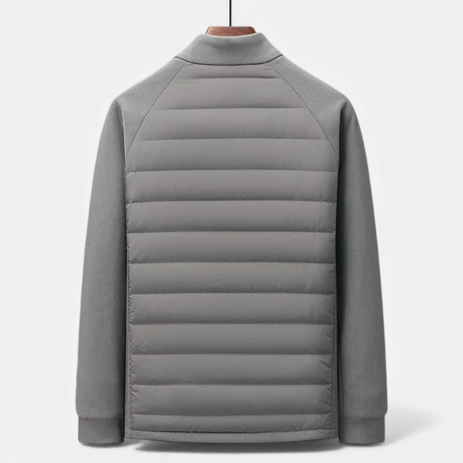 Quilted padded jacket front