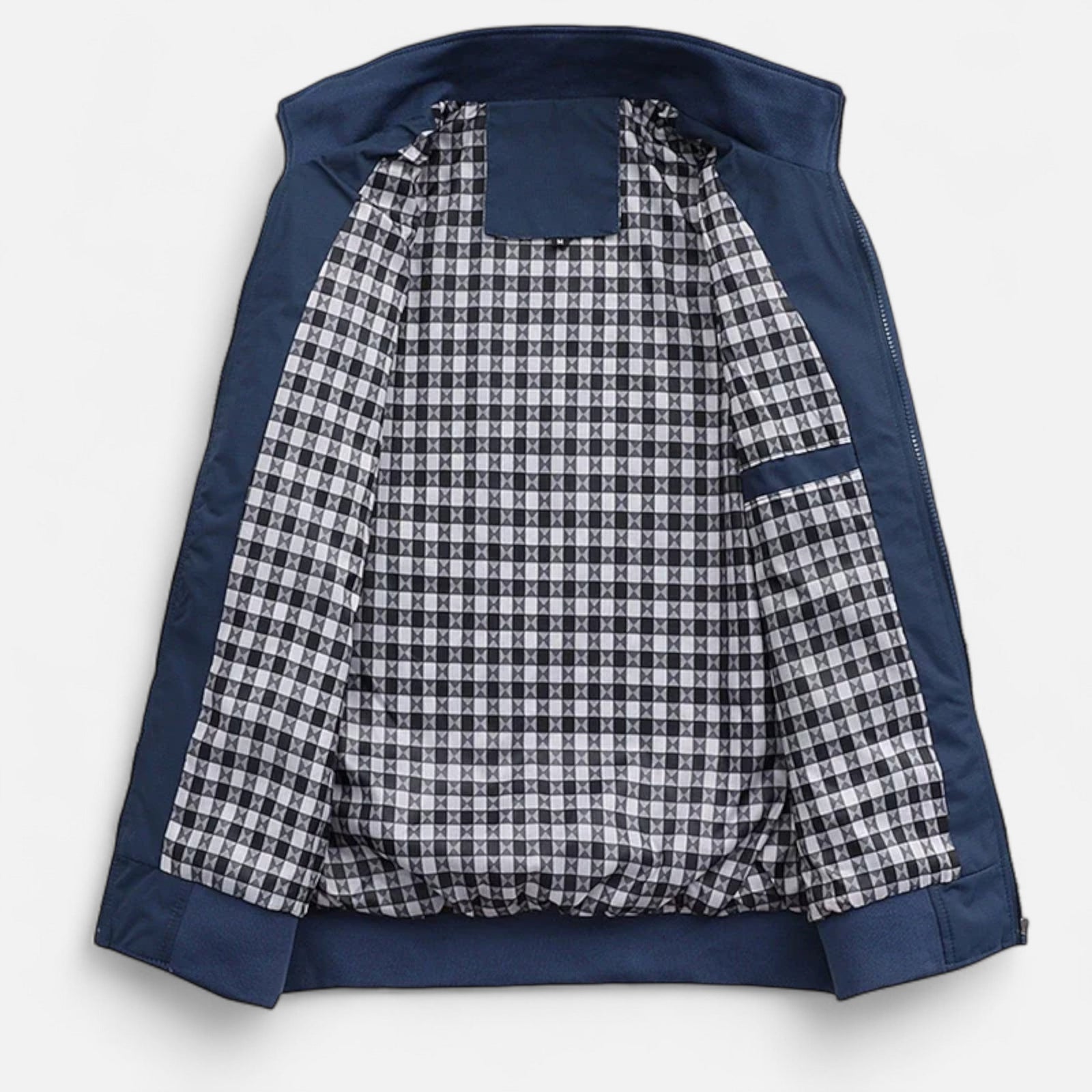Slim-fit bomber jacket front