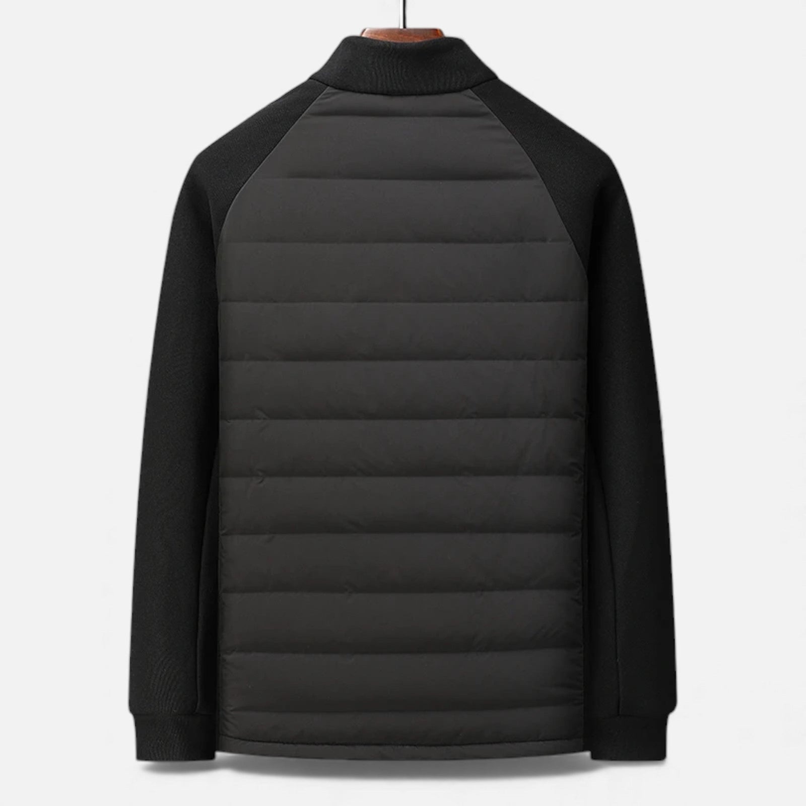 Quilted padded jacket side
