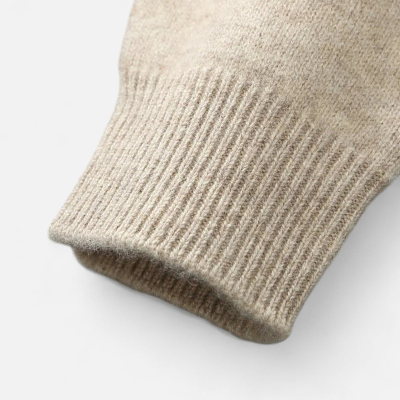 Merino zip-neck sweater side